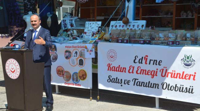 Kadın ürünlerine mobil dükkan