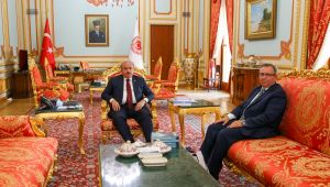 Rektör Tabakoğlu’ndan Şentop’a ziyaret