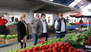 İlçe dışından gelen pazar esnafının girişi yasaklandı