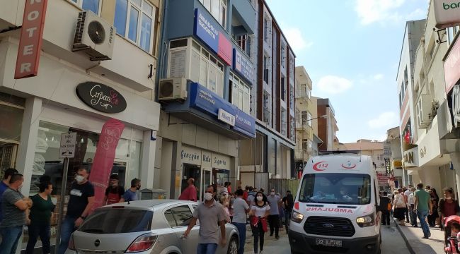 Keşan'da inşaattan düşen işçi yaralandı