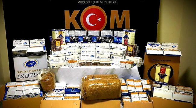 Kırklareli'nde kaçak tütün operasyonu
