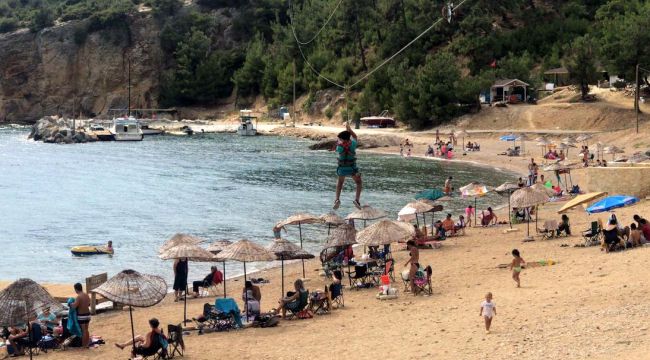 Saros'da turizm hareketliliği sürüyor