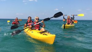 Saros Körfezi'nde kano keyfi