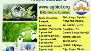 Tarım, Biyoloji ve Yaşam Bilimleri E-Kongresi