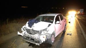 Trafik kazasında 3 kişi yaralandı