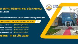 TÜ, lisansüstü eğitim başvuruları başladı