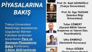TÜ “Para ve sermaye piyasalarına bakış” konferansına hazırlanıyor