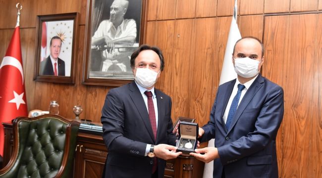 Valisi Canalp’ten TCDD Genel Müdürü Uygun'a ziyaret