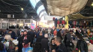 Cumartesi pazarına yoğun ilgi