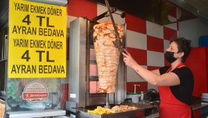 Dönercilerin rekabeti müşteriye yaradı