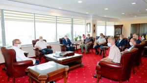 Hasan Sezai vakfından Rektör Tabakoğlu’na ziyaret