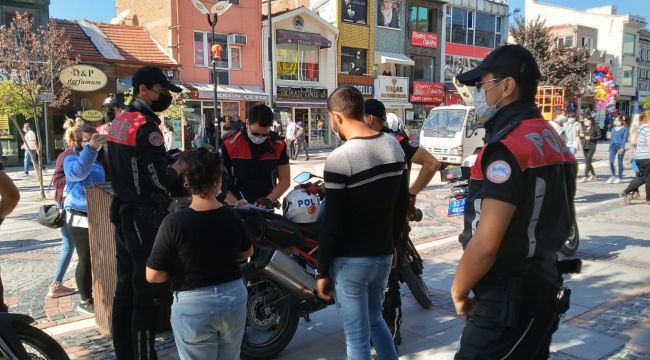 Maske takmayanlara tutanak