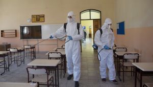 Okullarda dezenfektan arası