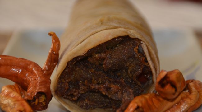 Tava Ciğer’e lavaş dürümlü sunum