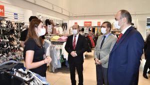 Vali Canalp’ten maske ve mesafe denetimi