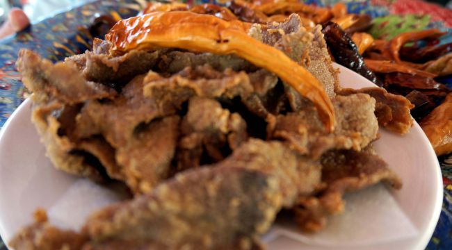 Edirne'nin meşhur tava ciğeri