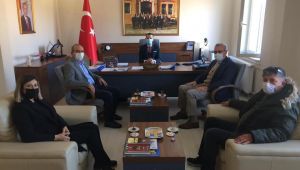 Helvacıoğlu'ndan, Kaymakam Göktaş'a ziyaret