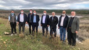 İYİ Parti heyeti, Lalapaşa’da incelemelerde bulundu
