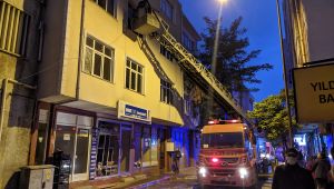 Keşan'da çıkan ev yangını söndürüldü