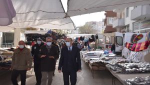 Keşan'da Kovid-19 denetimleri gerçekleştirildi