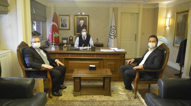 Rektör Tabakoğlu’ndan Kamu Başdenetçisi Malkoç'a ziyaret