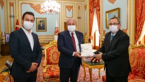 Rektör Tabakoğlu’ndan TBMM Başkanı Şentop’a ziyaret