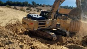Saros’da başlayan liman inşaatına tepki