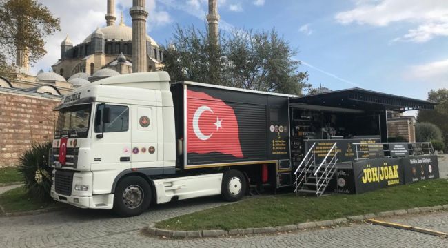 Şehit aileleri için tır Selimiye’de