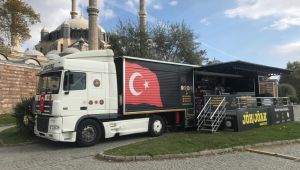 Şehit aileleri için tır Selimiye’de