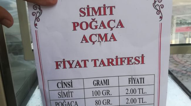 Simit 2 liraya oldu