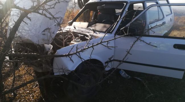 Trafik kazasında 1 kişi yaralandı