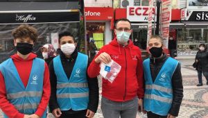 Ülkü ocaklarından maske ve dezenfektan