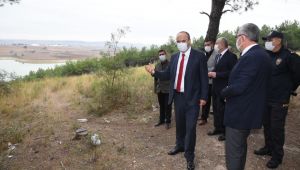 Vali Canalp, Keşan Kent Ormanı ve Millet Bahçesi'ni inceledi