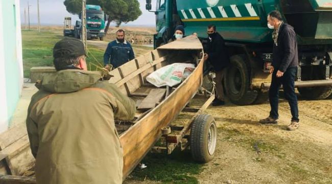 Av yasağı olan gölde kayıklara el konuldu