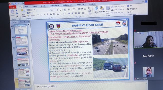 Ehliyet kurslarında online eğitim