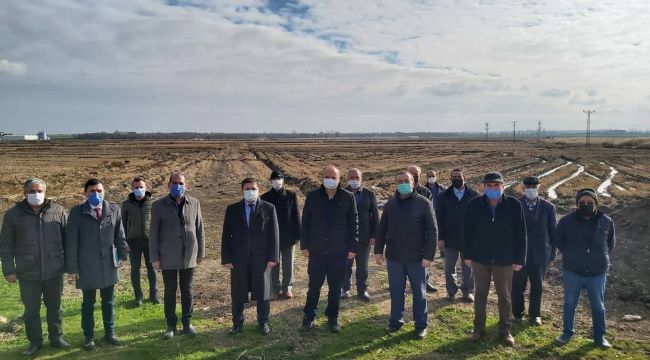 Vali Canalp, Uzunköprü ve Meriç arasındaki yol çalışmasını inceledi