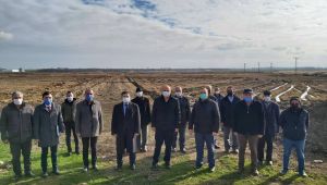 Vali Canalp, Uzunköprü ve Meriç arasındaki yol çalışmasını inceledi