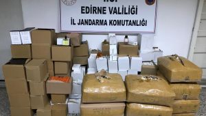 Edirne'de kaçak parfüm ve oto kokusu yakalandı
