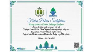 Gürkan’dan öğretmen adaylarına fidan desteği