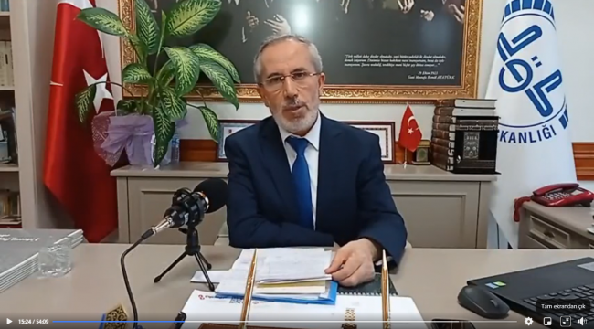 Müftüden çevirimiçi aile eğitimleri