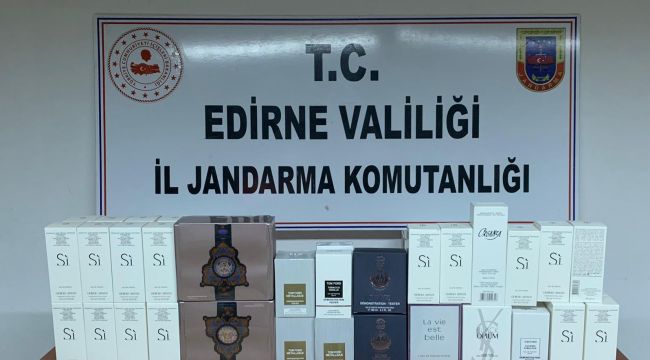 Romanya otobüsünde 58 kaçak parfüm ele geçirildi