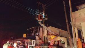 Trafodaki yangın enerji kesintisi neden oldu