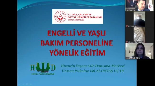 AÇSH’de uzaktan hizmet içi eğitim