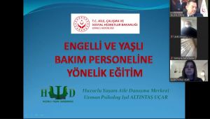 AÇSH’de uzaktan hizmet içi eğitim