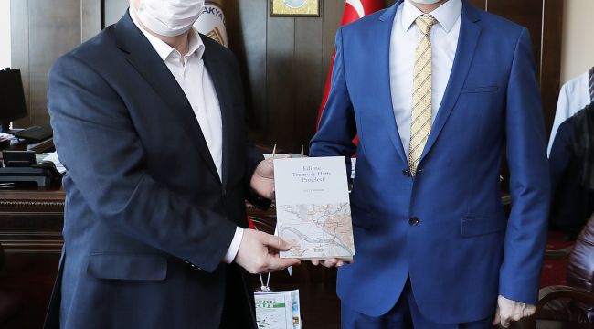 Edirne tramvay hattı projeleri kitabı yayımlandı