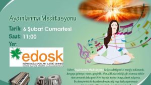 EDOSK'tan üyelerine çevrimiçi meditasyon