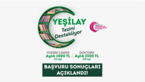 Gedik’in tezine Yeşilay’dan destek