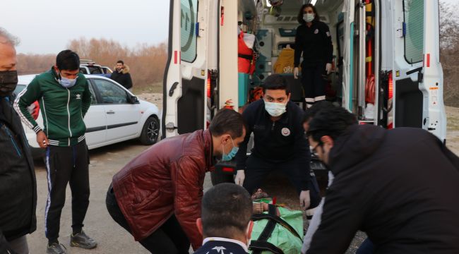 Meriç Nehri'ne düşen kişi kurtarıldı