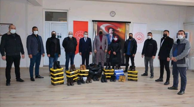 Sevgi evindeki çocukları unutmadılar