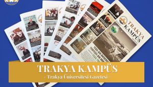 ‘Trakya kampüs’ geri dönüşümlü kağıtla okuyucularının karşısında